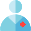 Surgeon, profession, Occupation, Health Care, Professions And Jobs, Man, people, user, doctor, medical, Avatar, job SkyBlue icon