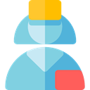 Professions And Jobs, people, user, medical, woman, Assistant, Avatar, job, Nurse, profession, Occupation SkyBlue icon