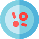 Petri Dish, Healthcare And Medical, education, Biology, Experimentation, Laboratory Equipment SkyBlue icon