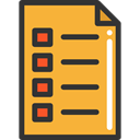 document, File, Archive, test, education, exam, Files And Folders Goldenrod icon