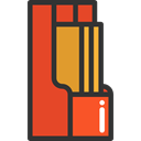 Folder, interface, storage, file storage, Data Storage, Office Material, Files And Folders DarkSlateGray icon