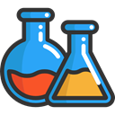 laboratory, Flasks, education, Chemistry, chemical DarkSlateGray icon