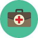 Health Care, Healthcare And Medical, doctor, medical, hospital, first aid kit CadetBlue icon