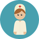 user, woman, Healthcare And Medical, Professions And Jobs, Avatar, hospital, Nurse, Medical Assistance CadetBlue icon