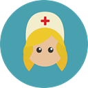 hospital, Nurse, Medical Assistance, Healthcare And Medical, user, woman, Avatar, Professions And Jobs CadetBlue icon