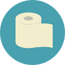 miscellaneous, bathroom, toilet paper, hygiene, Healthcare And Medical CadetBlue icon