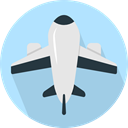transportation, Plane, transport, flight, Aeroplane, airplane, Airport PaleTurquoise icon