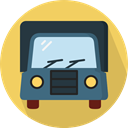 Delivery, Automobile, Delivery Truck, Cargo Truck, Shipping And Delivery, transportation, truck, transport, vehicle SandyBrown icon