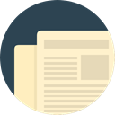 Journal, News, interface, Newspaper, Communications, News Report DarkSlateGray icon