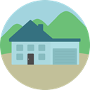 Home, house, Page, buildings, real estate LightBlue icon