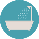 Clean, Bath, bathroom, washing, hygiene, Bathtub, Hygienic, Furniture And Household CadetBlue icon
