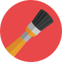 Art, Painting, Brushes, Painter, paint brush, Artist, Tools And Utensils, Edit Tools, Art And Design Tomato icon