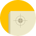 Aim, Target, shooting, sniper, weapons, Edit Tools BlanchedAlmond icon
