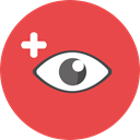 Edit Tools, interface, Eye, visible, Visibility, view, medical Tomato icon