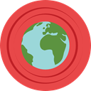 Earth Globe, Ecologic, Maps And Location, Ecology And Environment, nature, leaves, ecology, Planet Earth, planet, plant Tomato icon