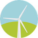 technology, Windmill, Windmills, Eolian, Ecology And Environment, mill, ecology, Ecological, Ecologic LightBlue icon
