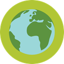 nature, leaves, ecology, Planet Earth, Earth Globe, Ecologic, Maps And Location, Ecology And Environment, planet, plant YellowGreen icon
