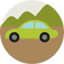Car, transportation, transport, vehicle, Automobile Peru icon