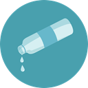 Bottle, Healthy Food, Hydratation, Food And Restaurant, drink, food, water CadetBlue icon