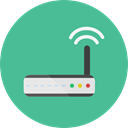 internet, Connection, Modem, wireless, wi-fi, technology, electronics, networking CadetBlue icon
