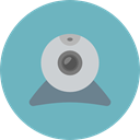 Videocam, Communications, video chat, Videocall, Cam, Webcam, technology, electronics MediumAquamarine icon