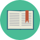 open book, School Material, Business, education, reader, reading, leisure CadetBlue icon