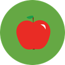 Apple, food, Fruit, organic, diet, vegetarian, vegan, Healthy Food, Food And Restaurant OliveDrab icon