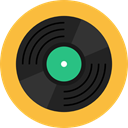 Multimedia, music, record, Music And Multimedia, Audio, vinyl, musical, Long Play SandyBrown icon