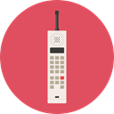 Conversation, Communications, phone call, Telephone Call, phone, Call, telephone, technology IndianRed icon