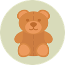 Animal, bear, Animals, children, teddy bear, childhood, puppet, Fluffy, Kid And Baby LightGray icon