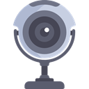 Cam, Webcam, technology, electronics, Videocam, Communications, video chat, Videocall Black icon