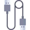 Usb, Cable, Connection, technology, port, electronics, Usb Cable Black icon