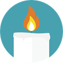 medical, light, Candle, Beauty, relax, stones, Relaxing CadetBlue icon
