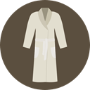 Clothes, clothing, fashion, spa, robe DarkOliveGreen icon
