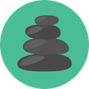 Beauty, relax, relaxation, stones, spa, Massages, Relaxing CadetBlue icon
