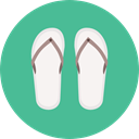 Summertime, Flip flop, fashion, sandals, footwear, flip flops CadetBlue icon