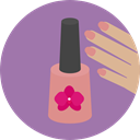 Hand, Beauty, treatment, nails, manicure RosyBrown icon