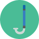 sea, sports, Diving, Summertime, Dive, Snorkel, Sports And Competition CadetBlue icon