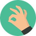 Hand, Gestures, Body Parts, Hand Gesture, Hands And Gestures CadetBlue icon