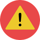 warning, Signaling, Attention, Error, notice, signs Tomato icon