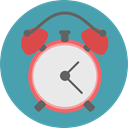 Clock, time, timer, alarm clock, Tools And Utensils, Time And Date CadetBlue icon