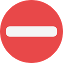 symbol, prohibition, signs, Signaling, cancel, forbidden, shapes Tomato icon
