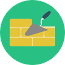 Brick, Bricks, wall, Construction, buildings, Home Repair, Improvement, Architecture And City, Construction And Tools MediumSeaGreen icon
