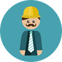 Professions And Jobs, worker, Engineer, profession, Occupation, Man, people, Avatar, job CadetBlue icon
