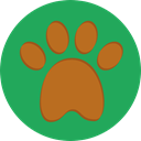 Footprint, Paw, pet, Animals, Pawprint SeaGreen icon