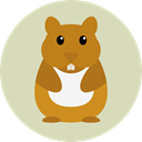 hamster, Animals, rodent, wildlife, Animal Kingdom LightGray icon