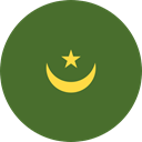 world, flag, Mauritania, flags, Country, Nation DarkOliveGreen icon