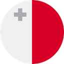 world, flag, Malta, flags, Country, Nation Crimson icon
