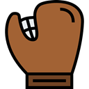 Baseball Glove, Sports And Competition, equipment, baseball, sports, glove, Catcher Sienna icon