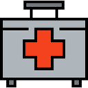 first aid kit, Health Care, doctor, medical, hospital Silver icon